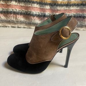 Paola D’Arcano Open Back Stiletto Shoes